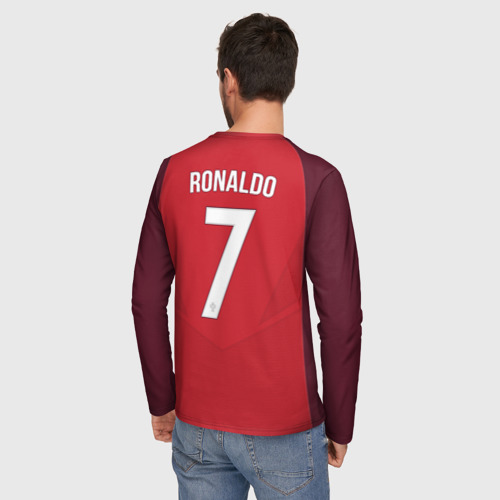 Мужской лонгслив 3D Ronaldo 17-18, цвет 3D печать - фото 4