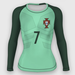 Женский рашгард 3D Ronaldo away 17-18