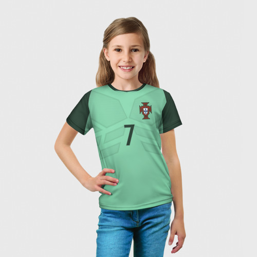 Детская футболка 3D Ronaldo away 17-18 - фото 5