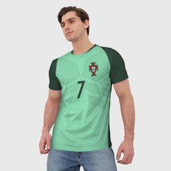 Мужская футболка 3D Ronaldo away 17-18 - фото 2