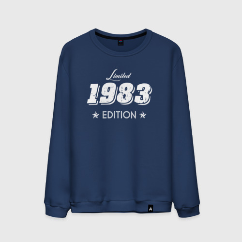 Мужской свитшот хлопок Limited edition 1983, цвет темно-синий