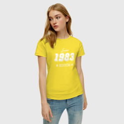 Женская футболка хлопок Limited edition 1983 - фото 2