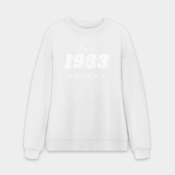 Мужской свитшот oversize без начеса хлопок Limited edition 1983