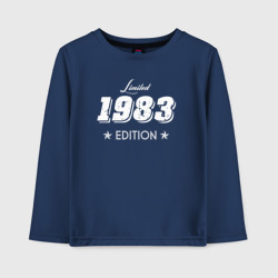 Детский лонгслив хлопок Limited edition 1983