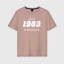 Женская футболка хлопок Oversize Limited edition 1983