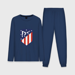 Мужская пижама с лонгсливом хлопок Atletico Madrid