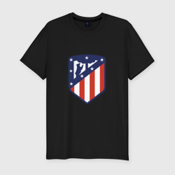 Мужская футболка хлопок Slim Atletico Madrid