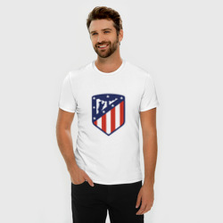 Мужская футболка хлопок Slim Atletico Madrid - фото 2