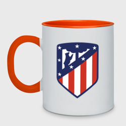 Кружка двухцветная Atletico Madrid