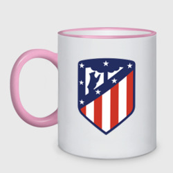 Кружка двухцветная Atletico Madrid