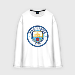 Мужской лонгслив oversize хлопок Manchester City