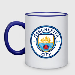 Кружка двухцветная Manchester City