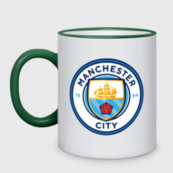 Кружка двухцветная Manchester City