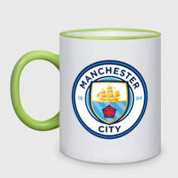 Кружка двухцветная Manchester City