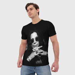 Мужская футболка 3D Оззи Осборн - фото 2