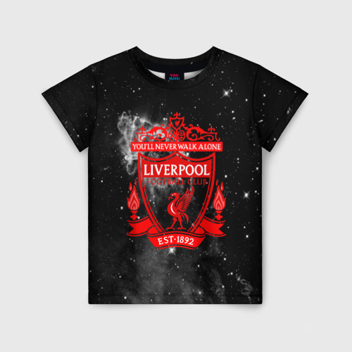 Детская футболка 3D FC Liverpool, цвет 3D печать