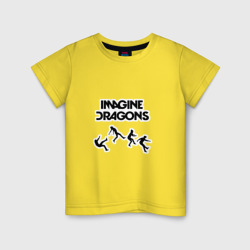 Детская футболка хлопок Imagine Dragons, прыжок