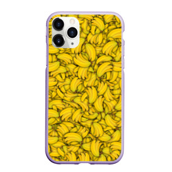 Чехол для iPhone 11 Pro матовый Бананы