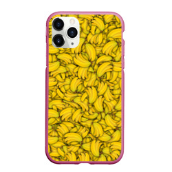 Чехол для iPhone 11 Pro Max матовый Бананы
