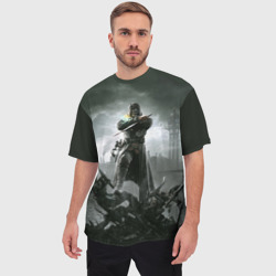 Мужская футболка oversize 3D Dishonored 2 - фото 2