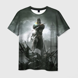 Мужская футболка 3D Dishonored 2