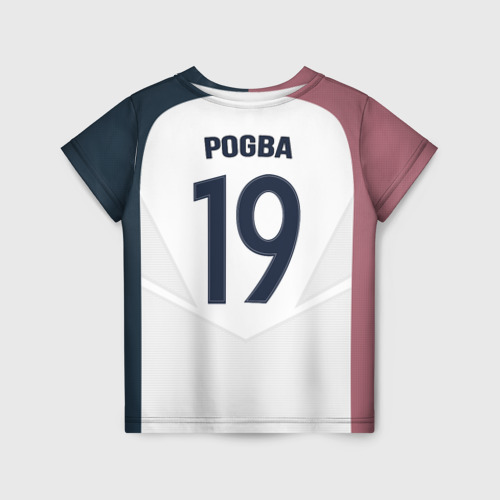 Детская футболка 3D Pogba away 17-18, цвет 3D печать - фото 2