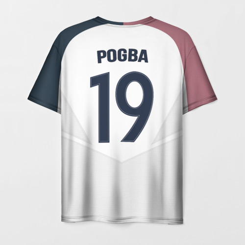Мужская футболка 3D Pogba away 17-18, цвет 3D печать - фото 2