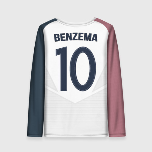 Женский лонгслив 3D Benzema away 17-18, цвет 3D печать - фото 2