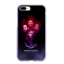 Чехол для iPhone 7Plus/8 Plus матовый Группа Imagine Dragons, дым