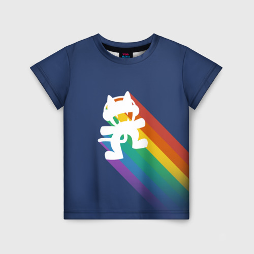 Детская футболка 3D Rainbow cat, цвет 3D печать