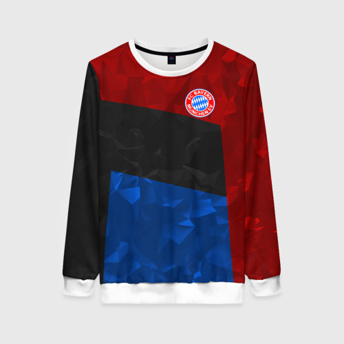 Женский свитшот 3D FC Bayern 2018 Abstract colors