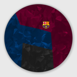 Круглый коврик для мышки FC Barcelona abstract Барселона