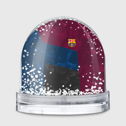 Игрушка Снежный шар FC Barcelona abstract Барселона