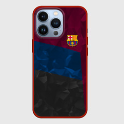 Чехол для iPhone 13 Pro FC Barcelona abstract Барселона