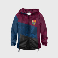 Детская ветровка 3D FC Barcelona abstract Барселона