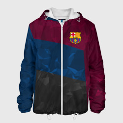 Мужская куртка 3D FC Barcelona abstract Барселона