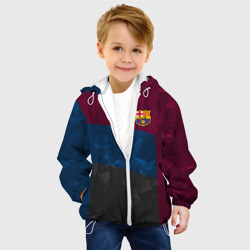 Детская куртка 3D FC Barcelona abstract Барселона - фото 2