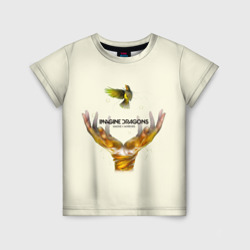 Детская футболка 3D Руки с птичкой Imagine Dragons