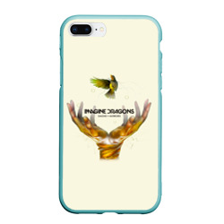 Чехол для iPhone 7Plus/8 Plus матовый Руки с птичкой Imagine Dragons