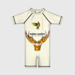 Детский купальный костюм 3D Руки с птичкой Imagine Dragons