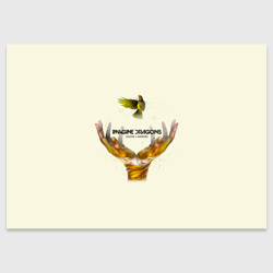 Поздравительная открытка Руки с птичкой Imagine Dragons