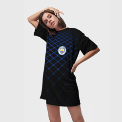 Платье-футболка 3D Manchester city 2018 Line - фото 2
