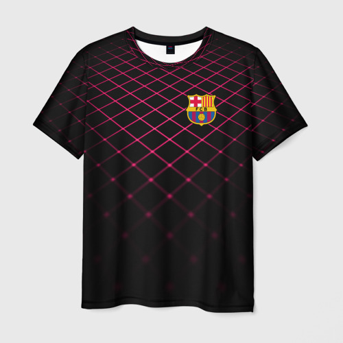 Мужская футболка 3D FC Barcelona 2018 Line