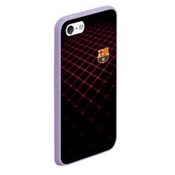 Чехол для iPhone 5/5S матовый FC Barcelona 2018 Line - фото 2