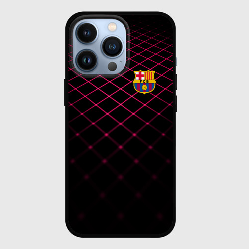 Чехол для iPhone 13 Pro FC Barcelona 2018 Line, цвет черный