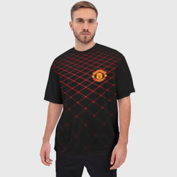 Мужская футболка oversize 3D Manchester United 2018 Line - фото 2