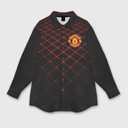 Мужская рубашка oversize 3D Manchester United 2018 Line