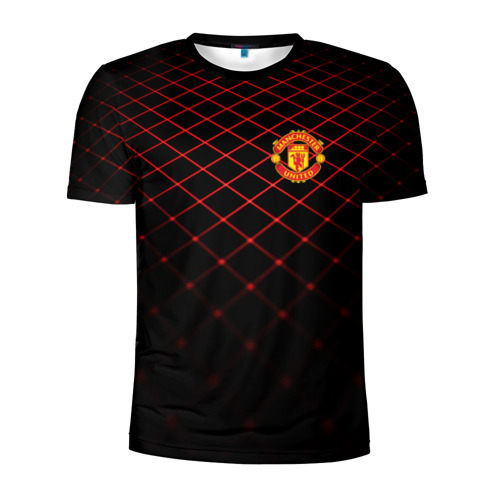 Мужская футболка 3D спортивная Manchester United 2018 Line Фото 01 Мужская футболка 3D спортивная Manchester United 2018 Line Фото 01
