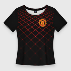 Женская футболка 3D Slim Manchester United 2018 Line