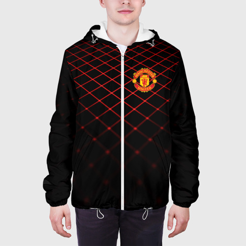 Мужская куртка 3D Manchester United 2018 Line, цвет 3D печать - фото 4
